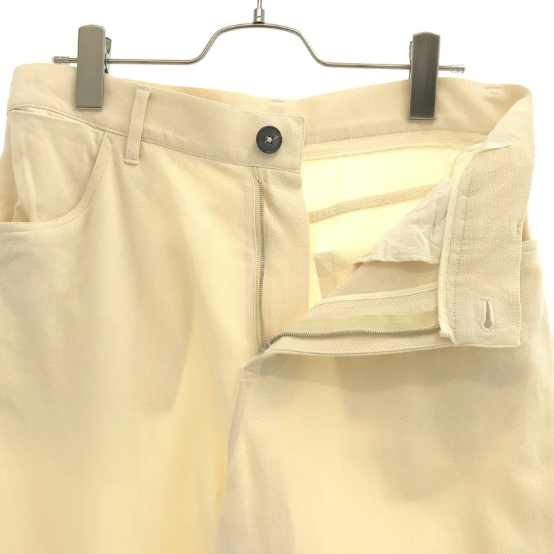 JIL SANDER / ジルサンダー | コットン シルク ワイドパンツ | 36 | レディース