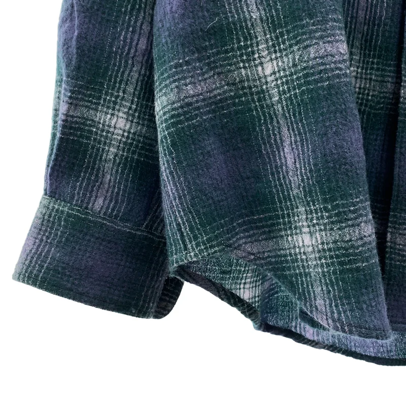AURALEE / オーラリー | 2025AW | AIRY WOOL CHECK SHIRT エアリー ウール チェック シャツ | 4 | メンズ