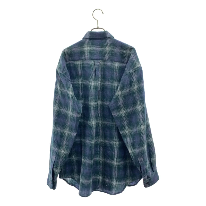AURALEE / オーラリー | 2025AW | AIRY WOOL CHECK SHIRT エアリー ウール チェック シャツ | 4 | メンズ