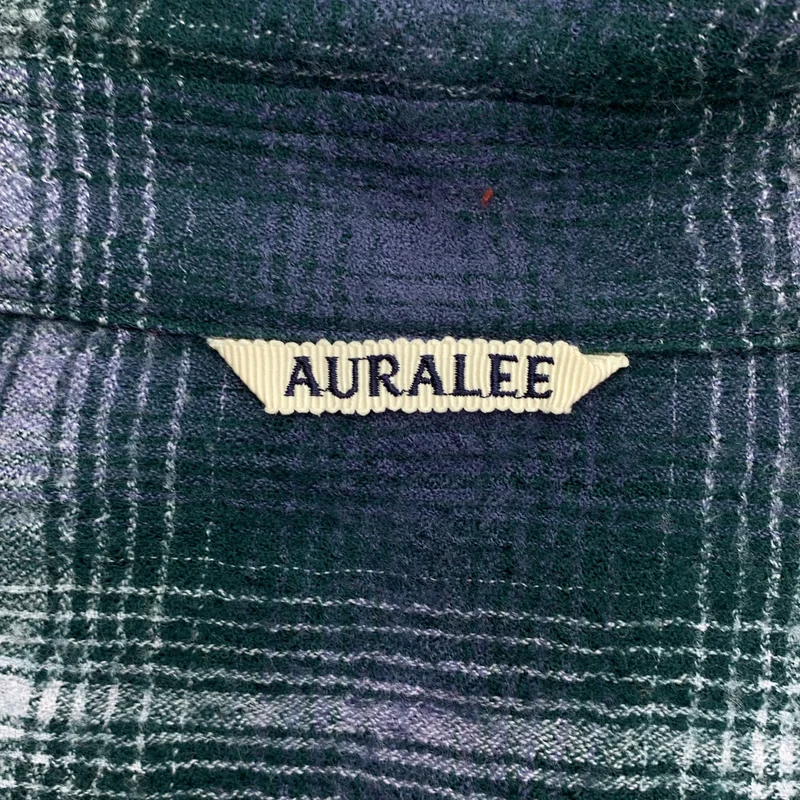 AURALEE / オーラリー | 2025AW | AIRY WOOL CHECK SHIRT エアリー ウール チェック シャツ | 4 | メンズ