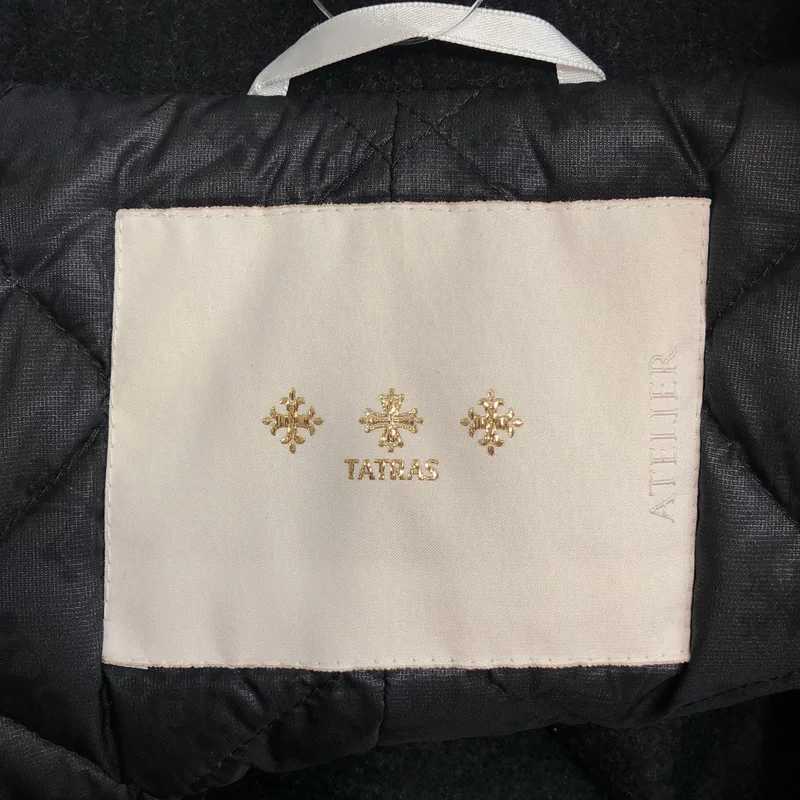 TATRAS / タトラス | ATELIER ウール 裏地キルティング チェスターコート | 1 | レディース