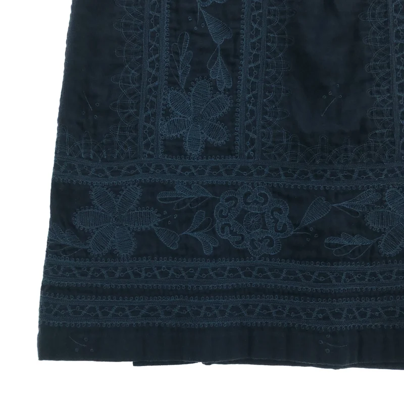 HaaT ISSEY MIYAKE / ハートイッセイミヤケ | コットン 刺しゅう ロングタイトスカート | 2 | レディース