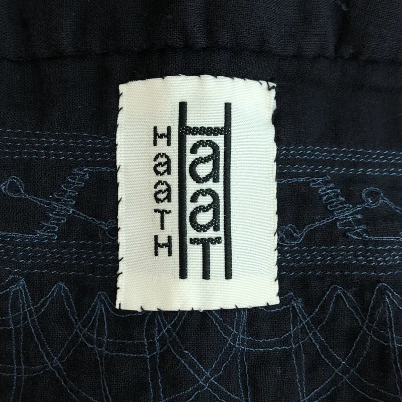 HaaT ISSEY MIYAKE / ハートイッセイミヤケ | コットン 刺しゅう ロングタイトスカート | 2 | レディース