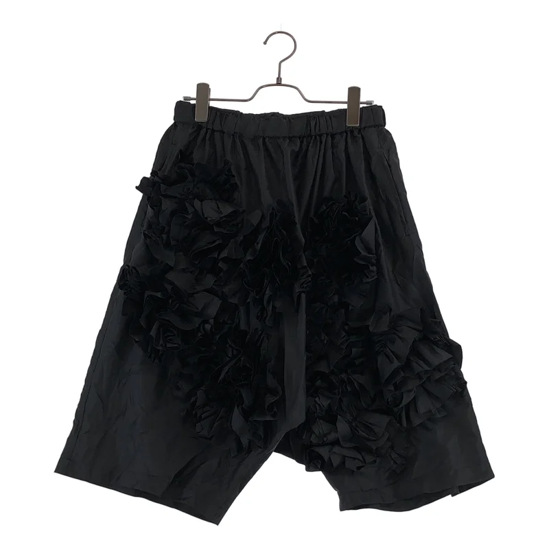 COMME des GARCONS COMME des GARCONS / コムコム | 2026SS | ポリエステル 変形 フリル装飾 ドローストリング パンツ | S | レディース