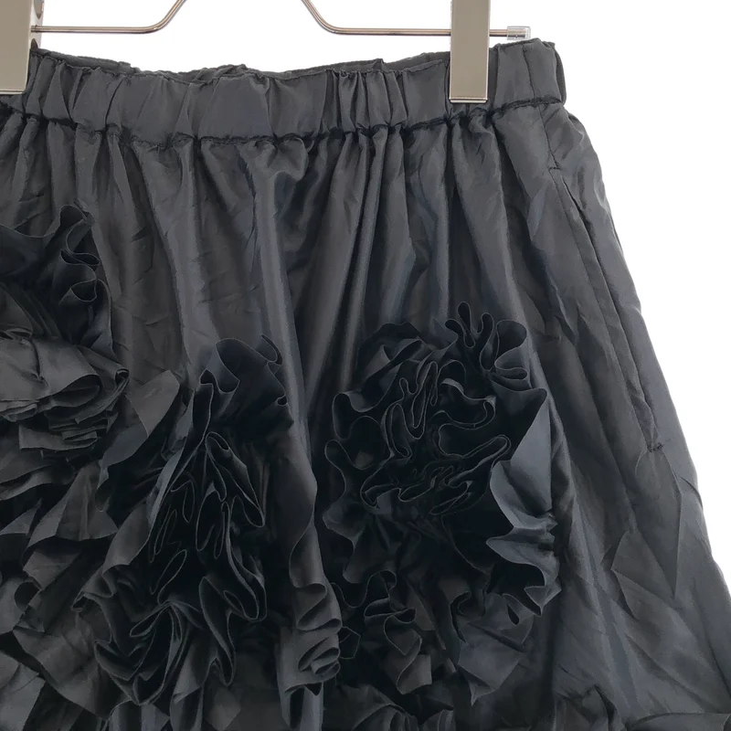 COMME des GARCONS COMME des GARCONS / コムコム | 2026SS | ポリエステル 変形 フリル装飾 ドローストリング パンツ | S | レディース