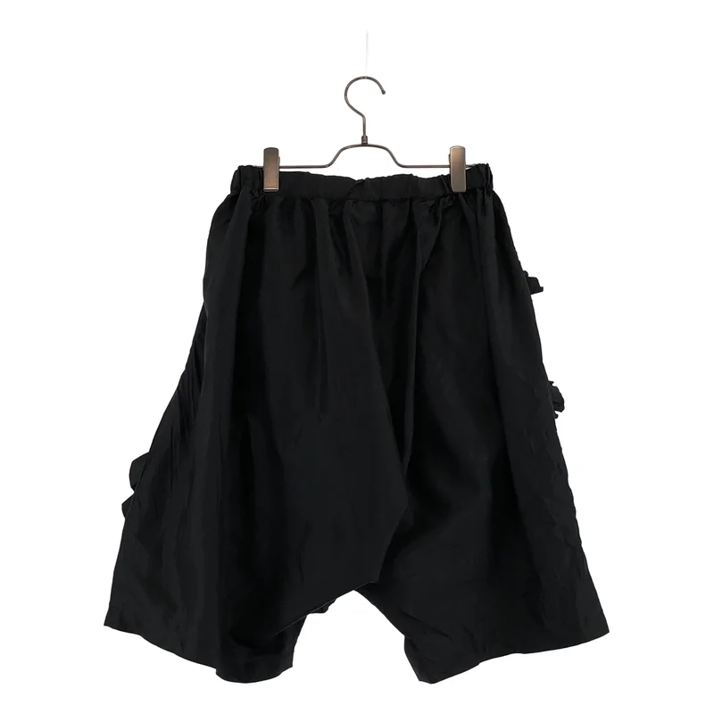 COMME des GARCONS COMME des GARCONS / コムコム | 2026SS | ポリエステル 変形 フリル装飾 ドローストリング パンツ | S | レディース