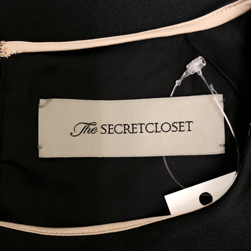 The SECRETCLOSET / ザシークレットクロゼット | サイドポケット バックジップ ドレス ワンピース / 裏地付き | 1 | レディース