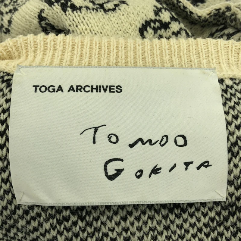 TOGA / トーガ | 2021AW | × Tomoo Gokita / ウール ローズ ジャガードニット | 36 | レディース