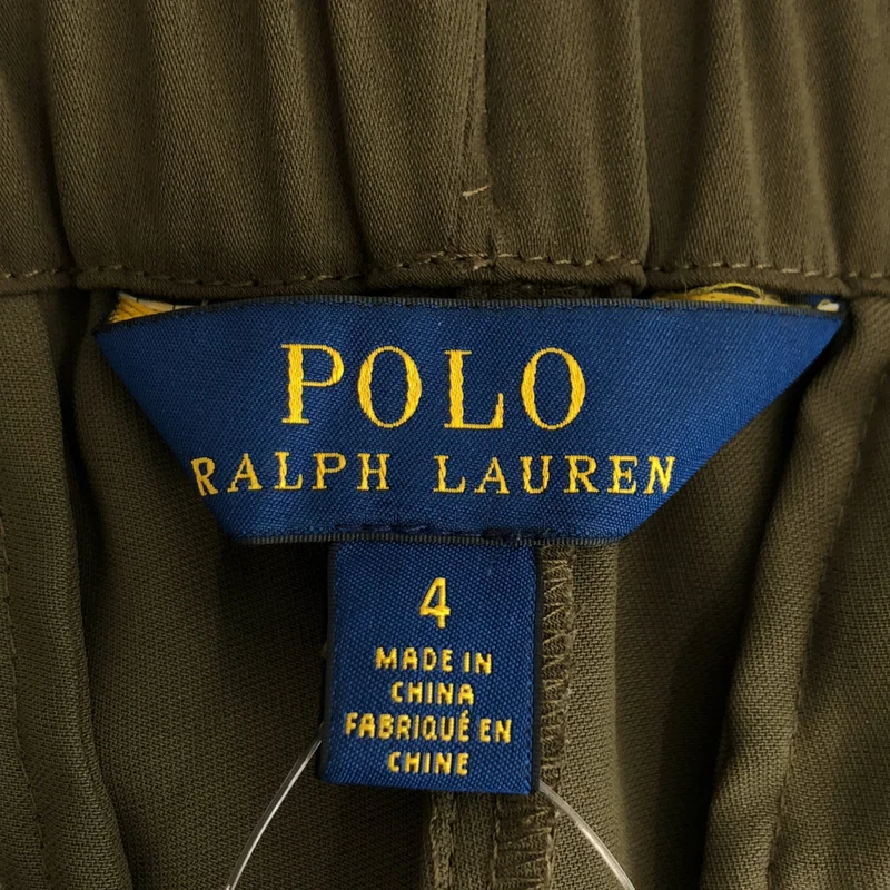 POLO RALPH LAUREN / ポロラルフローレン | ポリエステル ミリタリーパンツ | 4 | レディース