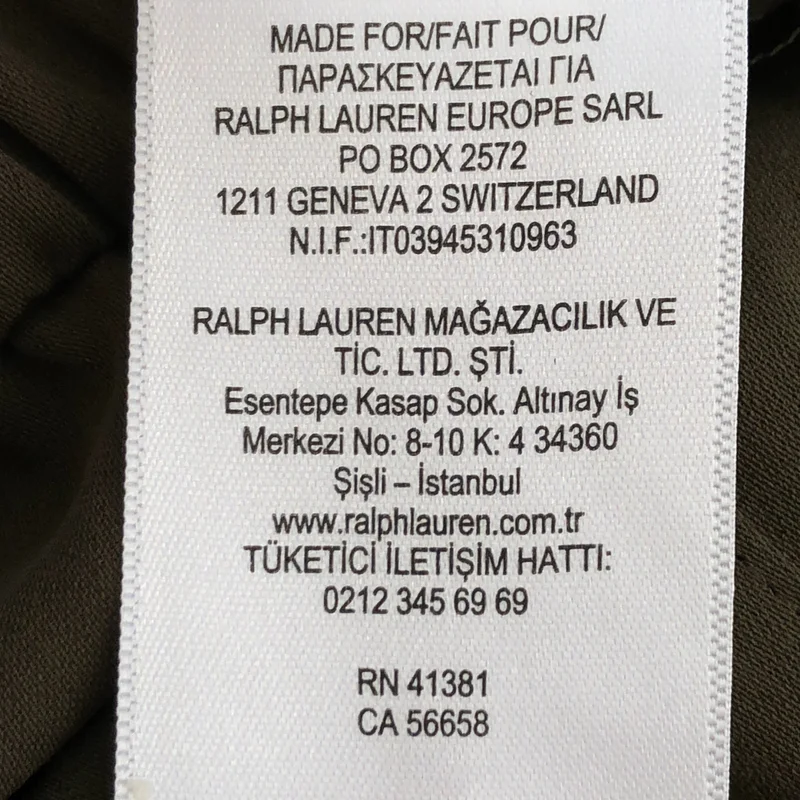 POLO RALPH LAUREN / ポロラルフローレン | ポリエステル ミリタリーパンツ | 4 | レディース