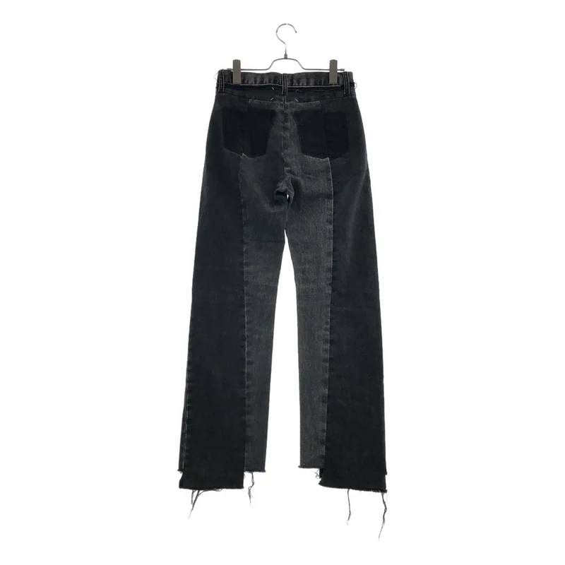 Maison Margiela / メゾンマルジェラ | 2020AW | Re-Cut Spliced Jeans 再構築カットオフデニムパンツ | 38 | レディース