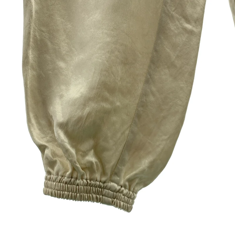 MANOF / マノフ | SIDE LINE SPORTS SATIN PANTS サイドライン サテンパンツ | M | レディース