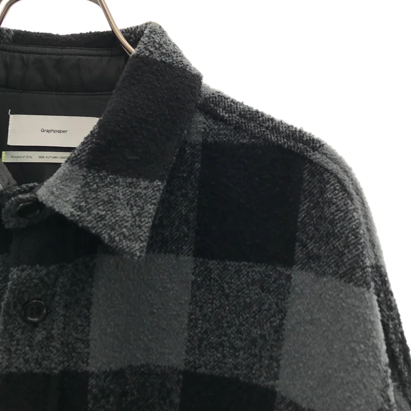 Graphpaper / グラフペーパー | 2024AW | Tri-Spin Loop CPO Shirt チェック フランネルシャツ | 2 | メンズ