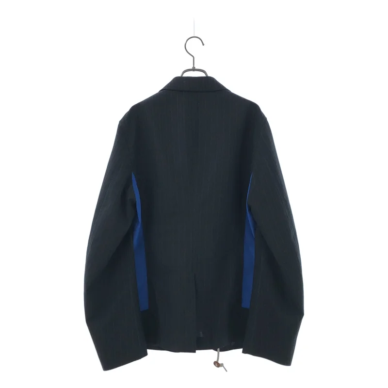 JUNYAWATANABE COMMEdesGARCONS MAN / ジュンヤワタナベマン | 2020SS | 異素材切替 スナップボタン テーラードジャケット | L | メンズ