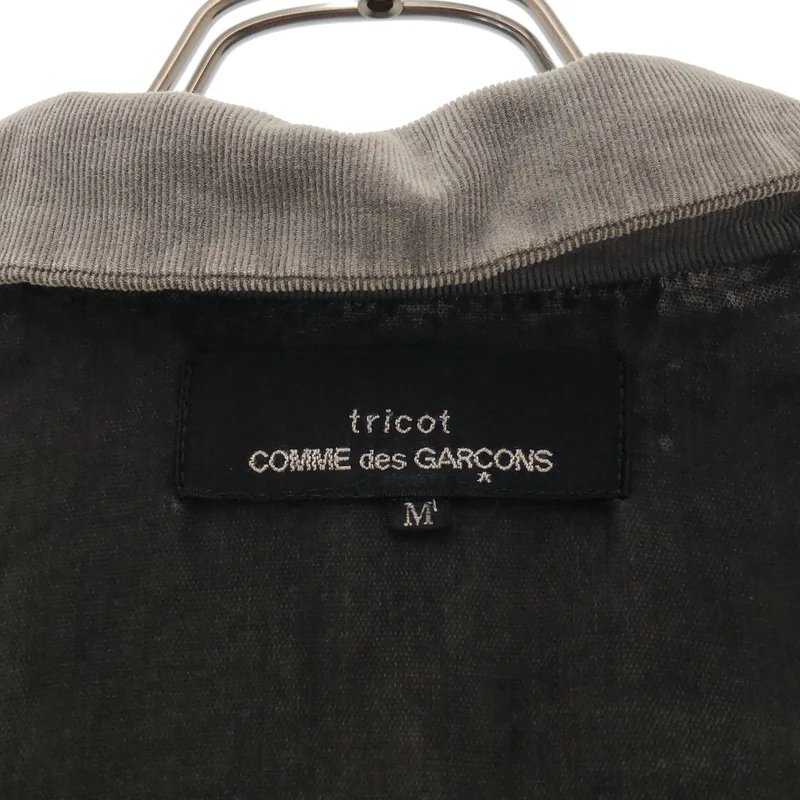 tricot COMME des GARCONS / トリココムデギャルソン | インサイドアウト ベロア パッチワーク ジャケット | M | レディース