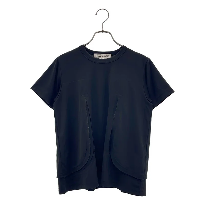 COMME des GARCONS COMME des GARCONS / コムコム | 2022SS | ポリエステル 変形 Tシャツ カットソー | S | レディース