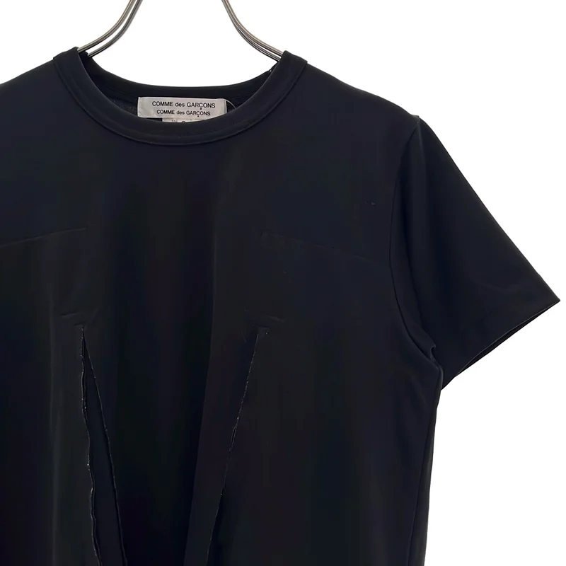 COMME des GARCONS COMME des GARCONS / コムコム | 2022SS | ポリエステル 変形 Tシャツ カットソー | S | レディース