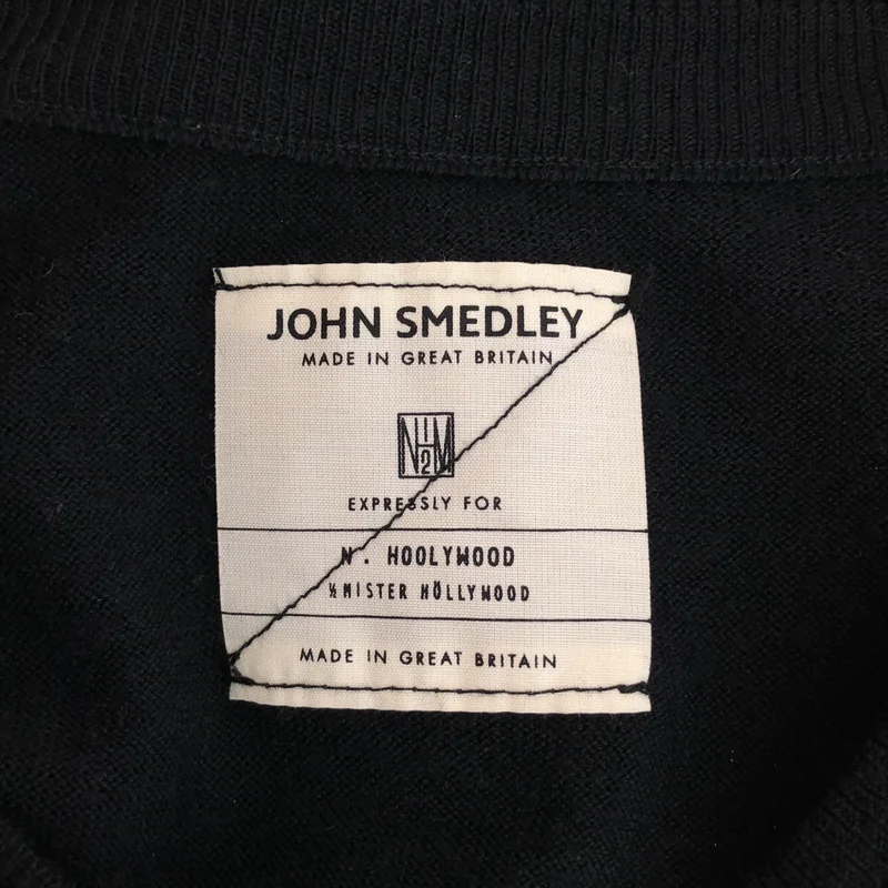 N.HOOLYWOOD / エヌハリウッド | × JOHN SMEDLEY / ウール クルーネックニット | M | メンズ