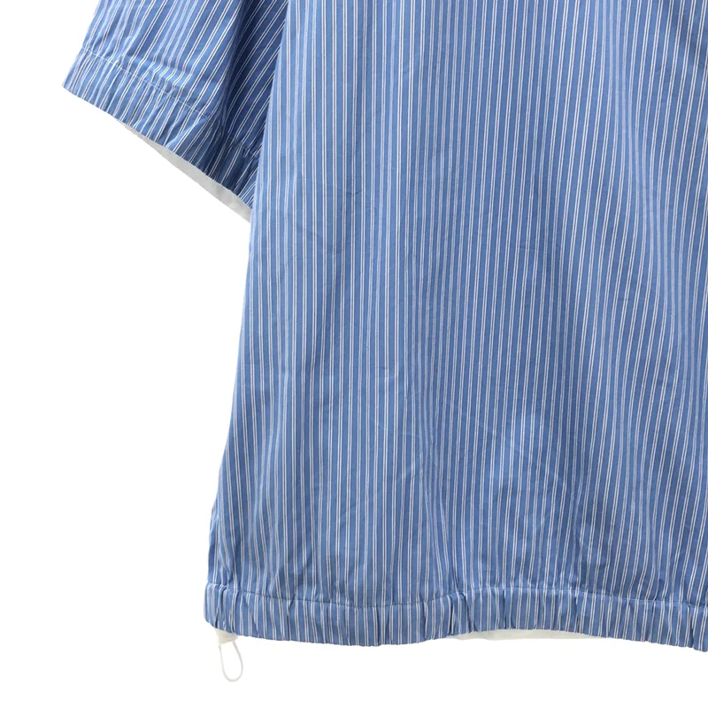 sacai / サカイ | 2024SS | コットンポプリン ストライプ プルオーバー 半袖シャツ 24-03406M | 1 | メンズ