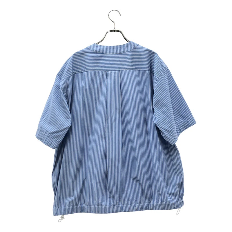 sacai / サカイ | 2024SS | コットンポプリン ストライプ プルオーバー 半袖シャツ 24-03406M | 1 | メンズ