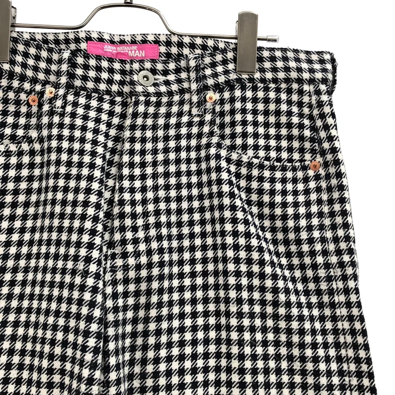 JUNYA WATANABE MAN PINK / ジュンヤワタナベマンピンク | 2003SS | チェック ワイド パンツ UI-P015 | M | レディース