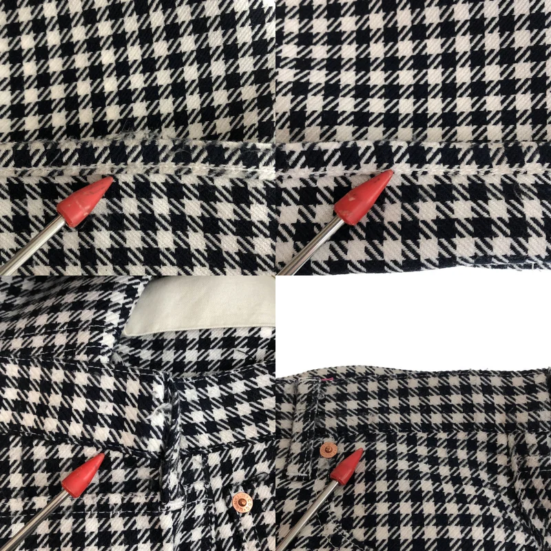 JUNYA WATANABE MAN PINK / ジュンヤワタナベマンピンク | 2003SS | チェック ワイド パンツ UI-P015 | M | レディース
