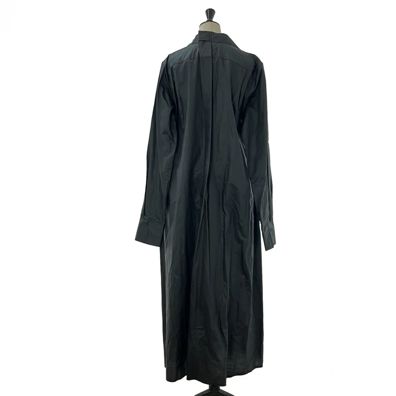JUNYA WATANABE COMME des GARCONS / ジュンヤワタナベ | 2021SS | リネン コットン パッチワーク シャツワンピース | S | レディース