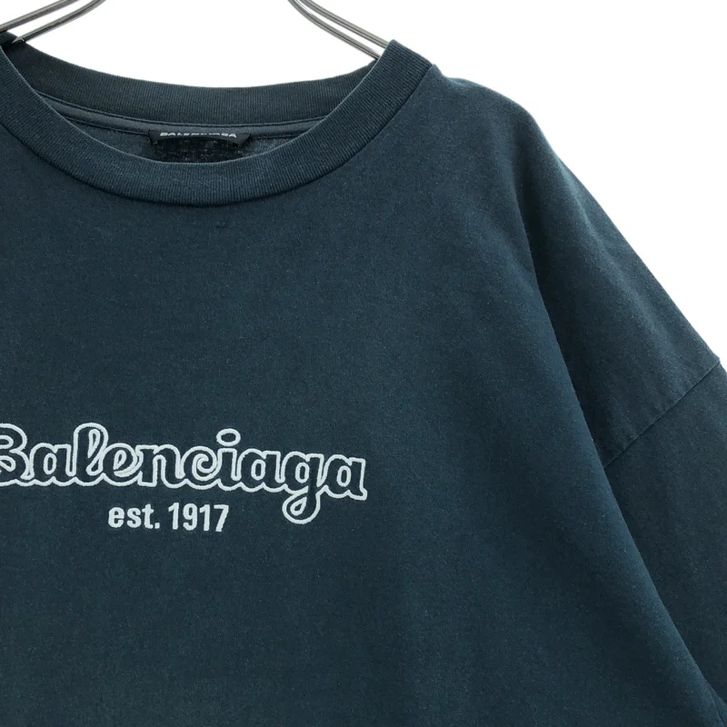 BALENCIAGA / バレンシアガ | BALENCIAGA EST.1917 クルーネック Tシャツ | XS | メンズ