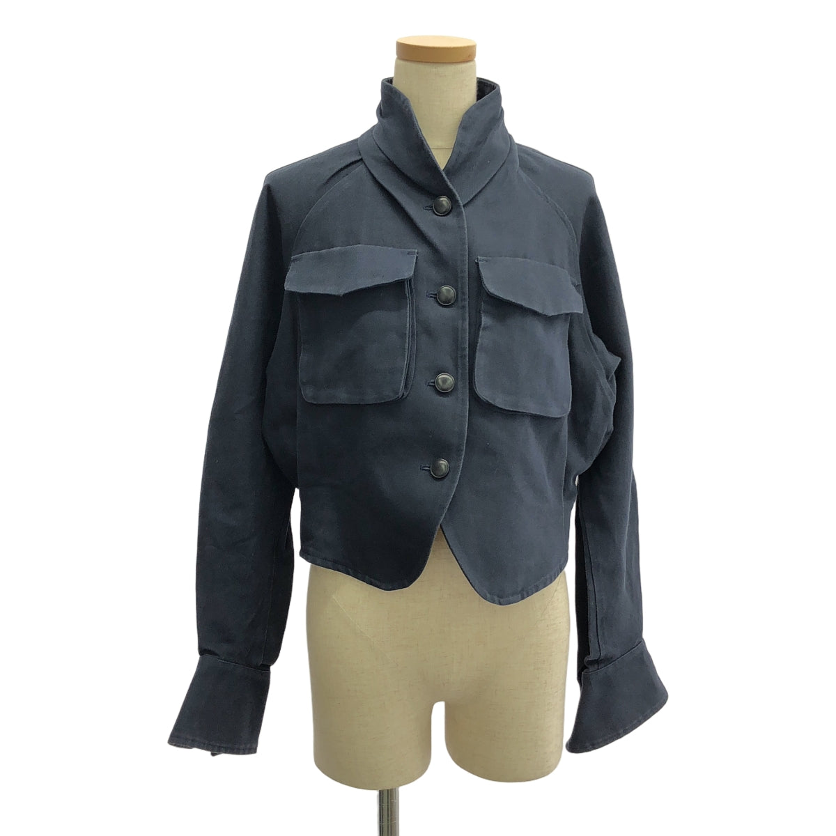 MameKurogouchi オーガニックコットンツイルショートジャケット MameKurogouchi オーガニックコットンツイルショートジャケット 【公式