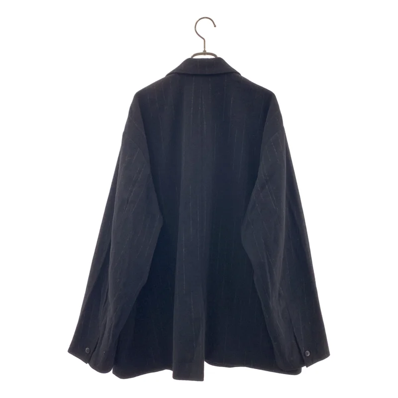 YOKO SAKAMOTO / ヨーコサカモト | 2025AW | Oversized Jacket  カシミヤ混 オーバーサイズ ジャケット / STRIPE | M | メンズ