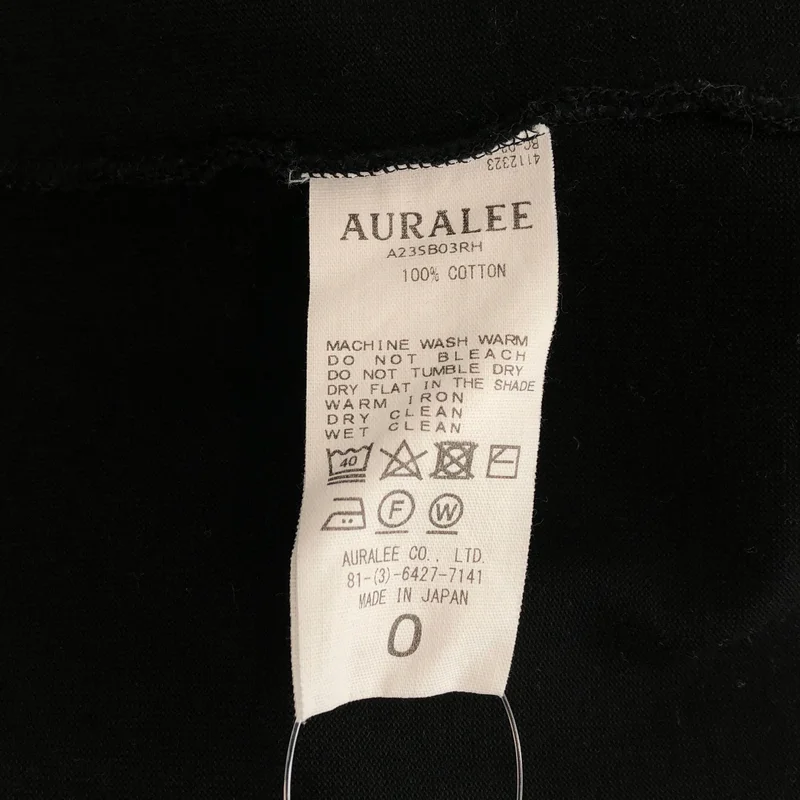 AURALEE / オーラリー | × Ron Herman / LUSTER PLAITING BOAT-NECK L/S TEE ボートネックカットソー | 0 | レディース