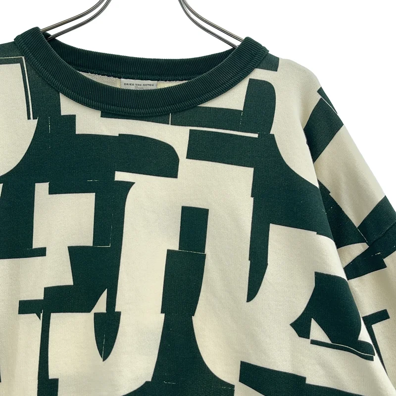 DRIES VAN NOTEN / ドリスヴァンノッテン | 2023SS | グラフィックプリント オーバーサイズ スウェット | L | メンズ