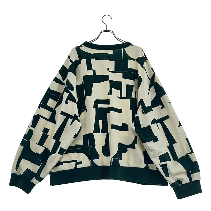 DRIES VAN NOTEN / ドリスヴァンノッテン | 2023SS | グラフィックプリント オーバーサイズ スウェット | L | メンズ