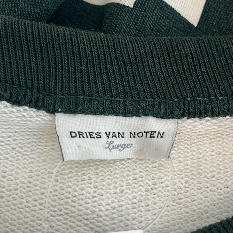 DRIES VAN NOTEN / ドリスヴァンノッテン | 2023SS | グラフィックプリント オーバーサイズ スウェット | L | メンズ