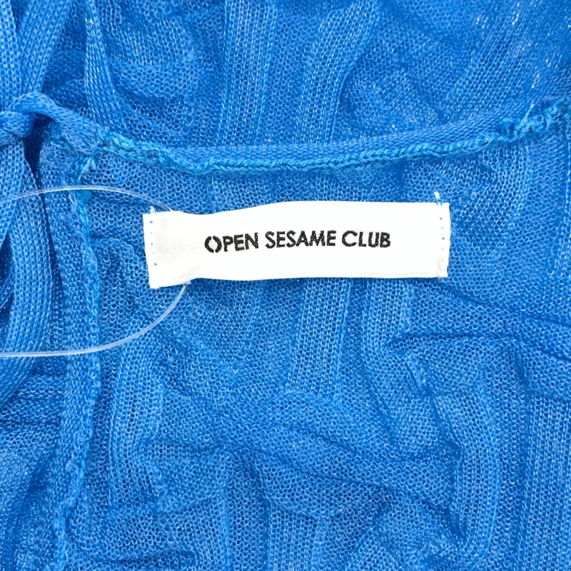 OPEN SESAME CLUB / オープンセサミクラブ | バックリボン チュール トップス | F | レディース