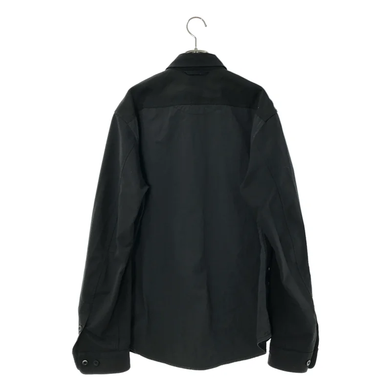 JUNYAWATANABE COMMEdesGARCONS MAN / ジュンヤワタナベマン | 2024SS | 綿エステルオックス×エステルサージ シャツ | L | メンズ