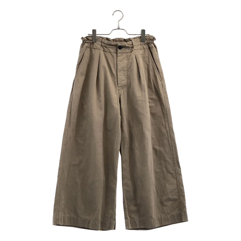 MHL. / エムエイチエルマーガレットハウエル | COTTON LINEN PLAIN WEAVE / コットン リネン ワイドイージーパンツ | 2 | レディース