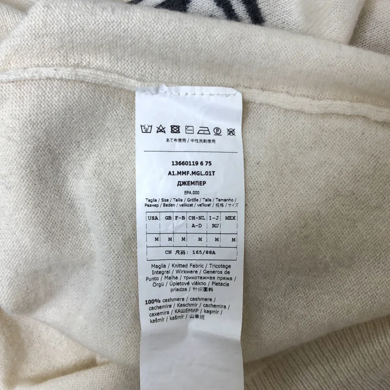 Max Mara / マックスマーラ | カシミヤ100% ロゴ クルーネックニット | M | レディース