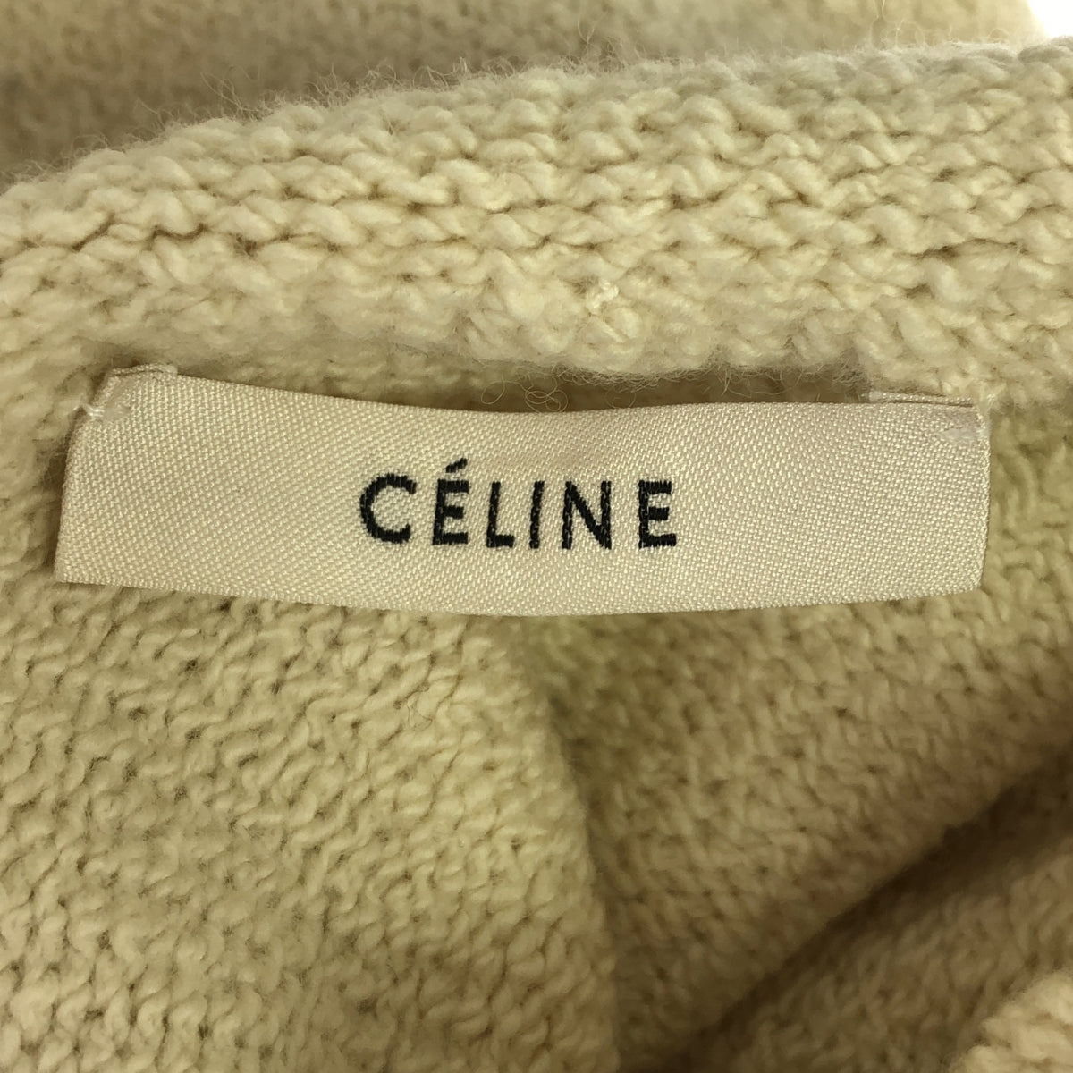 CELINE / セリーヌ | フィービー期 プルオーバーニットワンピース | S