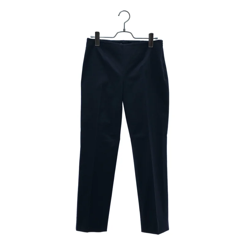 JIL SANDER / ジルサンダー | コットン ストレッチ サイドジップ パンツ 20122W02334 | 34 | レディース