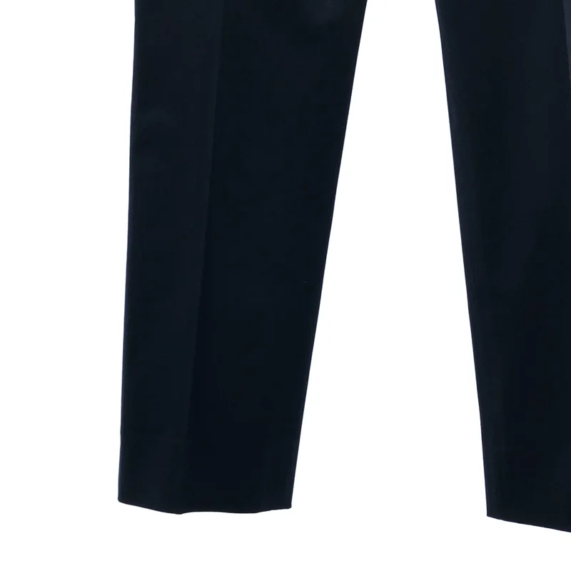 JIL SANDER / ジルサンダー | コットン ストレッチ サイドジップ パンツ 20122W02334 | 34 | レディース