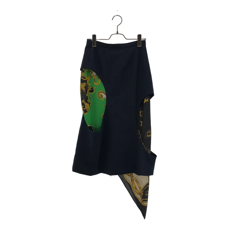 TOGA / トーガ | 2021AW | × H&M / ウール スカーフドッキング 変形スカート | 34 | レディース