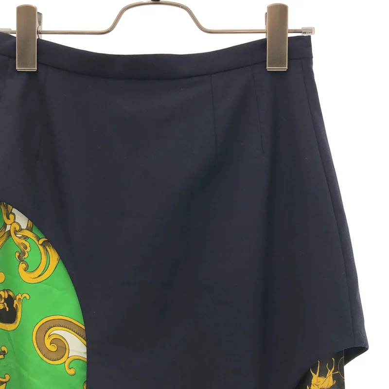 TOGA / トーガ | 2021AW | × H&M / ウール スカーフドッキング 変形スカート | 34 | レディース
