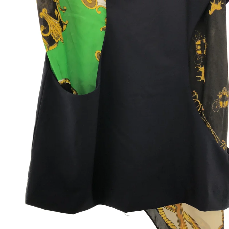 TOGA / トーガ | 2021AW | × H&M / ウール スカーフドッキング 変形スカート | 34 | レディース