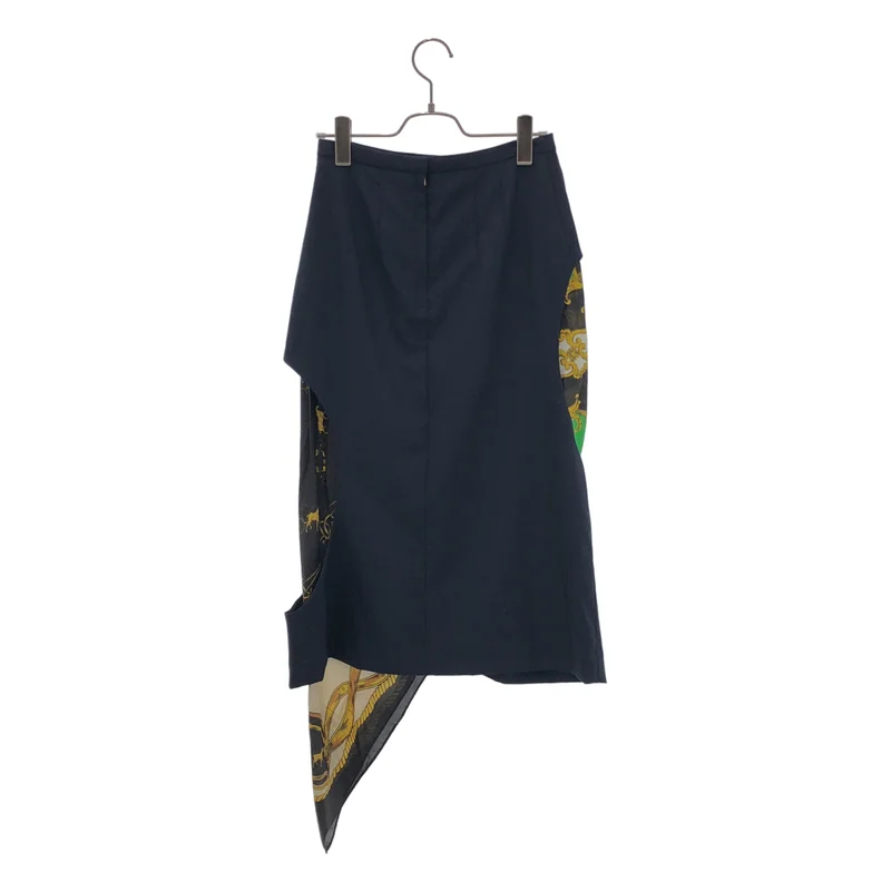 TOGA / トーガ | 2021AW | × H&M / ウール スカーフドッキング 変形スカート | 34 | レディース