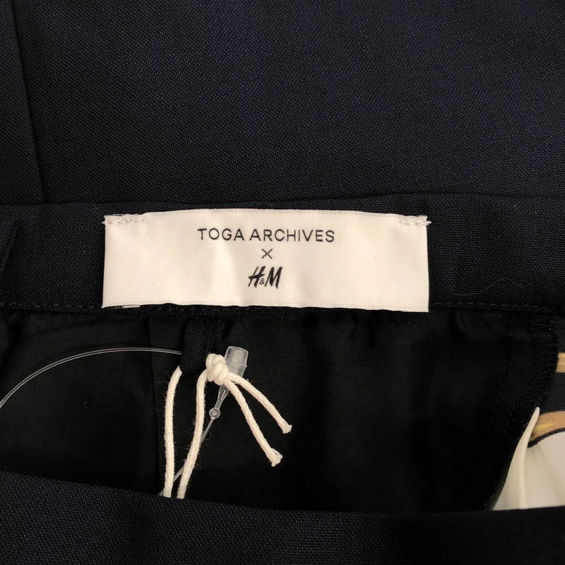 TOGA / トーガ | 2021AW | × H&M / ウール スカーフドッキング 変形スカート | 34 | レディース