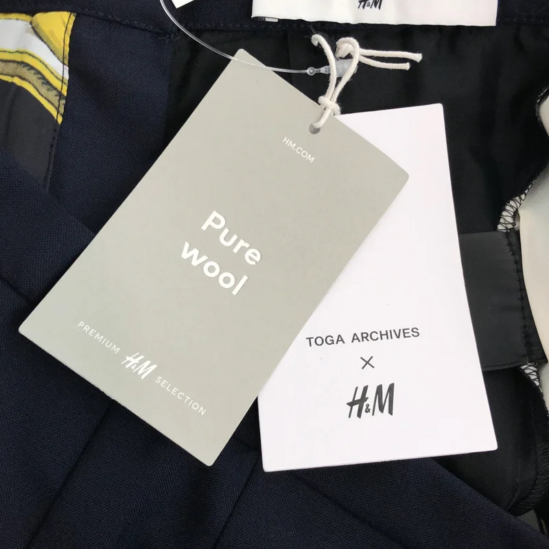 TOGA / トーガ | 2021AW | × H&M / ウール スカーフドッキング 変形スカート | 34 | レディース