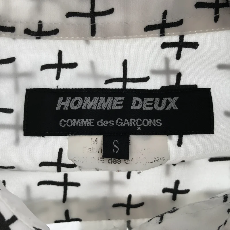 COMME des GARCONS HOMME DEUX / コムデギャルソンオムドゥ | 2017SS | コットン 矢印 総柄シャツ | S | メンズ