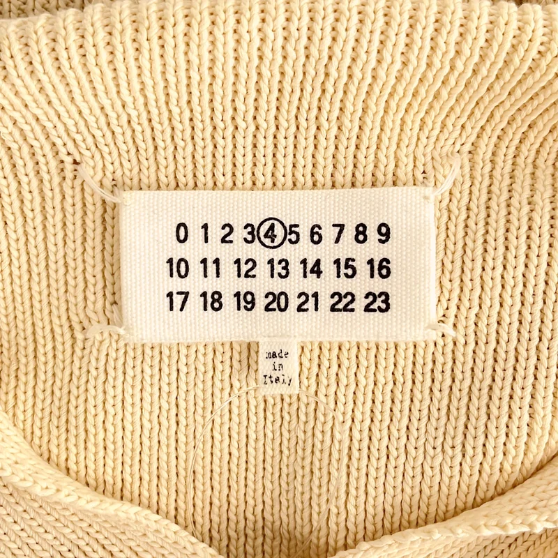 Maison Martin Margiela / メゾンマルタンマルジェラ | 2012SS | コットン スキッパーニット | S | レディース