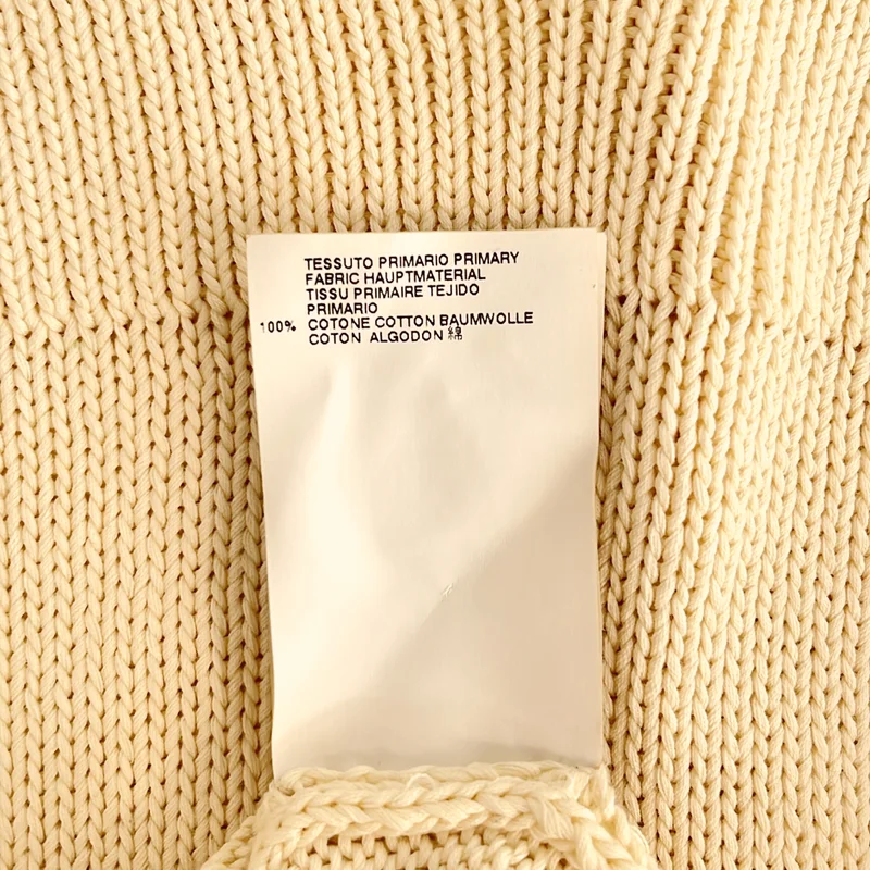 Maison Martin Margiela / メゾンマルタンマルジェラ | 2012SS | コットン スキッパーニット | S | レディース